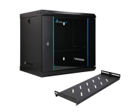 ExtraLink Lite 9U 530x400 Czarna wisząca - 1484054 - zdjęcie 1